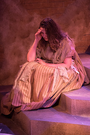 Theatre production: Man of LaMancha dress rehearsal.