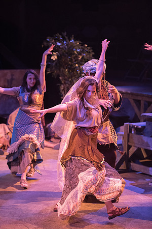 Theatre production: Man of LaMancha dress rehearsal.