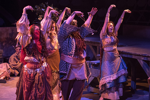 Theatre production: Man of LaMancha dress rehearsal.