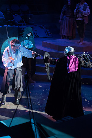Theatre production: Man of LaMancha dress rehearsal.