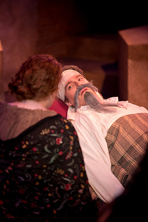 Theatre production: Man of LaMancha dress rehearsal.