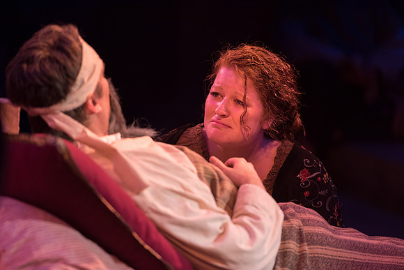 Theatre production: Man of LaMancha dress rehearsal.