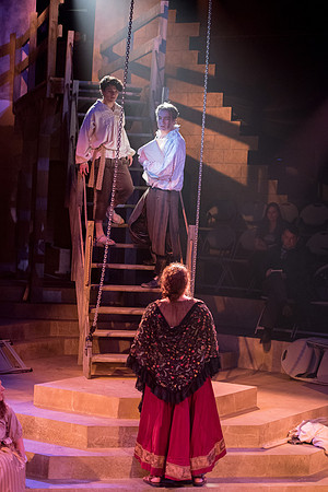 Theatre production: Man of LaMancha dress rehearsal.