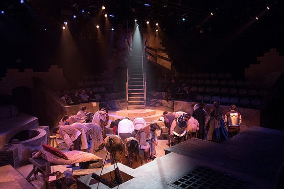 Theatre production: Man of LaMancha dress rehearsal.