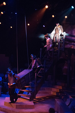 Theatre production: Man of LaMancha dress rehearsal.