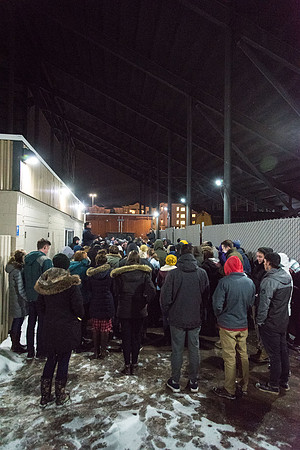 Student end their Sabbath day by singing the hymns together either in Spanish or in English under the Stadium.