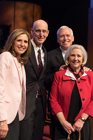 Sister Neill F. Marriott, Second Counselor in the Young Women General Presidency, speaks at the Devotional.