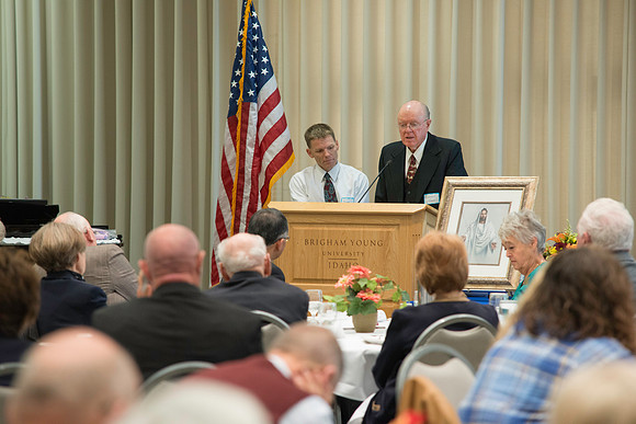 Nov, 9 2014, Ed and Arlene Williams were honored at Emeritus Breakfast.