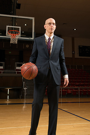 7'8" Superstar basketball player runs a 4.3sec 40, jumps 50" verticle and shoots 95% from the 3 point arc.