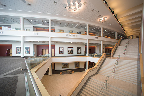 A view of the interior of the I-Center. 2018