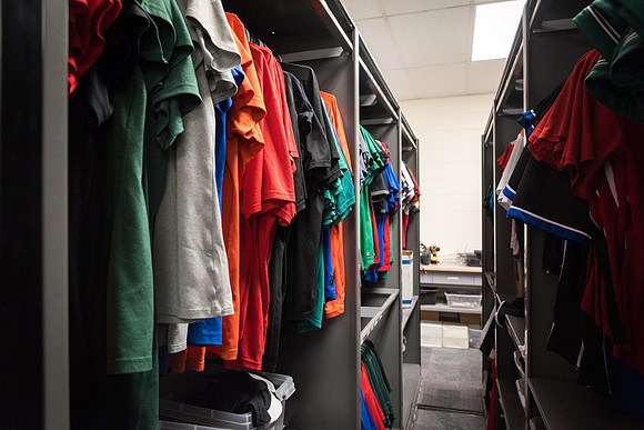 The Equipment Room in the Hart Building. 2018