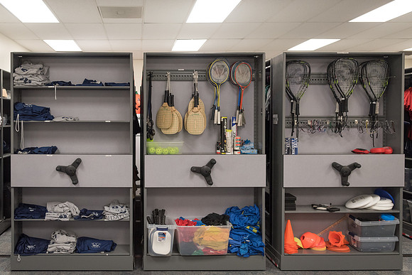 The Equipment Room in the Hart Building. 2018