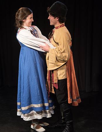 Students in the drama performance "A Winter's Tale"