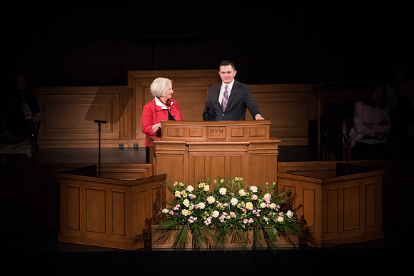 Sister Neill F. Marriott, Second Counselor in the Young Women General Presidency, invites a student to share their personal experience about having a change of heart.