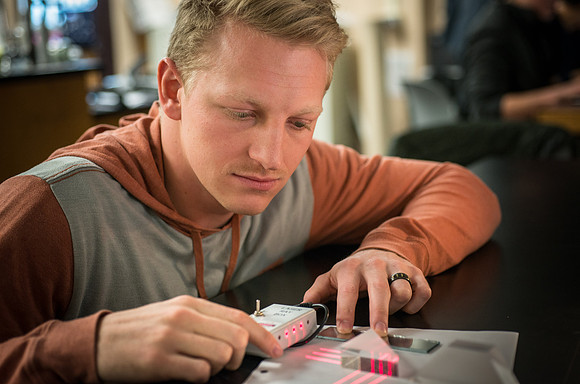Study of Light refraction through prisms. Feb 2018