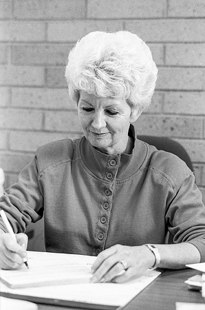 Athletics employees. Aug 1989