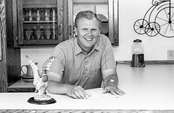 Coach Ron Haun. Jul 1989