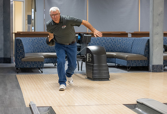 Strike Zone Bowling Supervisor, Harold Rose.