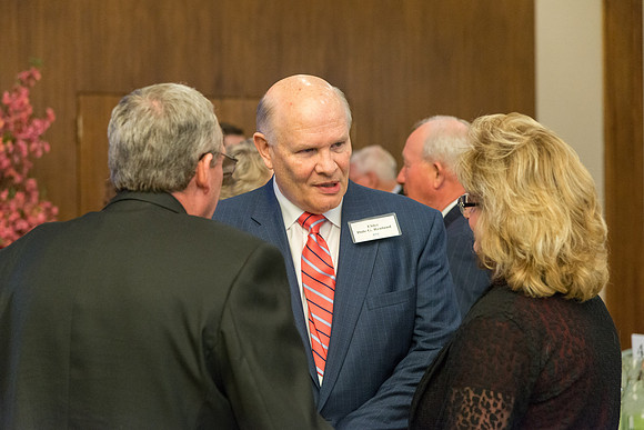 An evening with President Henry J. Eyring in the Church Office Building in Salt Lake City, Utah.