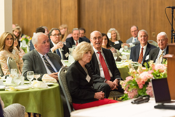 BYU-Idaho, President Henry J. Eyring shares some remarks with guests in the Church Office Building in Salt Lake City, Utah.