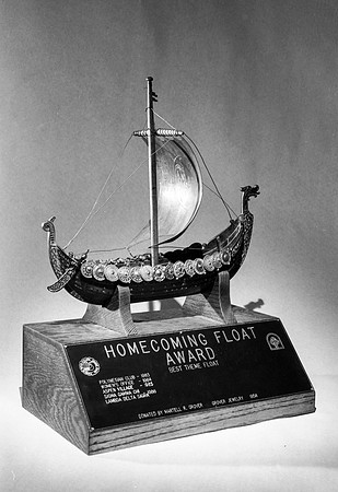 Homecoming parade Float award.