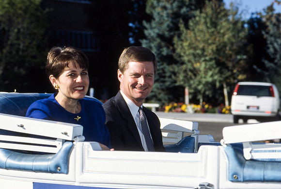 Homecoming parade, David A Bednar