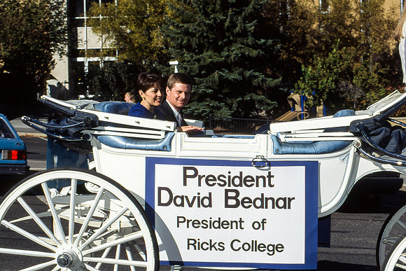 Homecoming parade, David A Bednar
