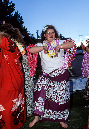 Homecoming parade, Polynesian float