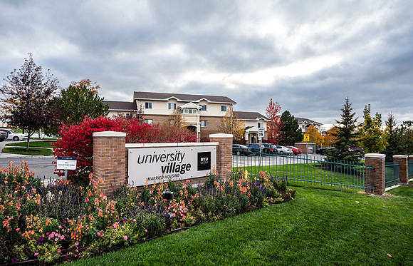 University Village married student housing.