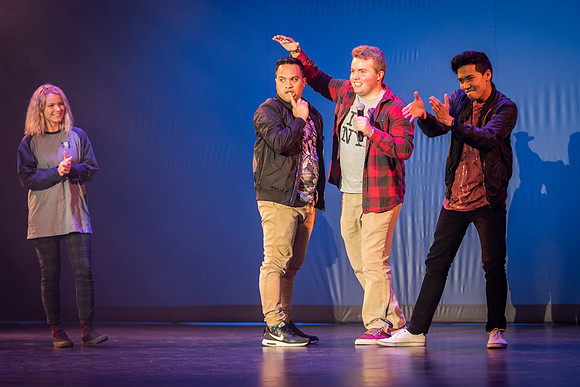 Student dancers compete in the Battle of the Dance, showcasing a wide variety of dances.
