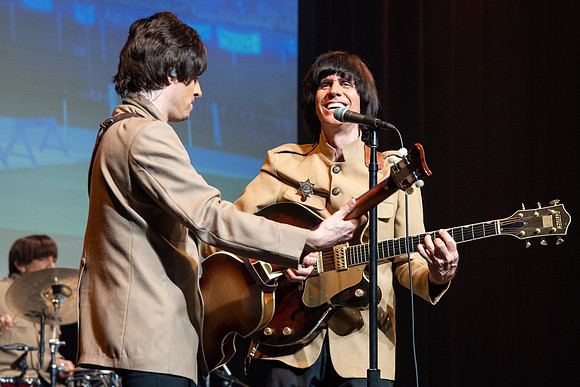 Beatles tribute band perfoms at BYU-Idaho.