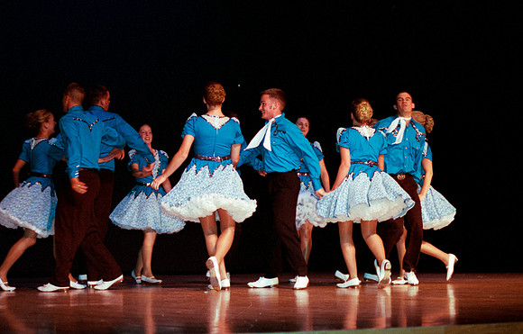 Folk Dance team performs at Ricks College.