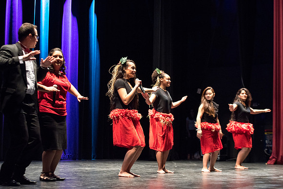 Students from differnt counties share their talents as they shared their cultures at the Cultural Night.