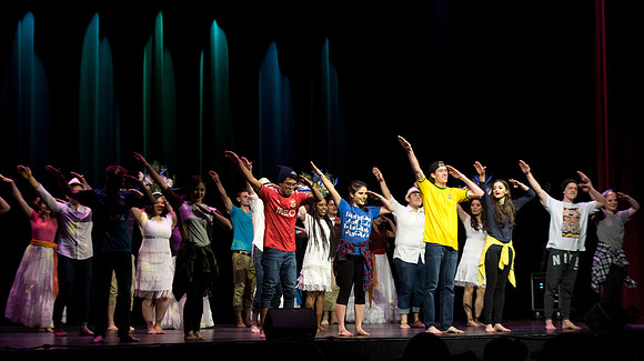 Students from differnt counties share their talents as they shared their cultures at the Cultural Night.