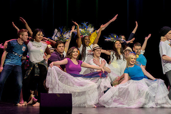 Students from differnt counties share their talents as they shared their cultures at the Cultural Night.