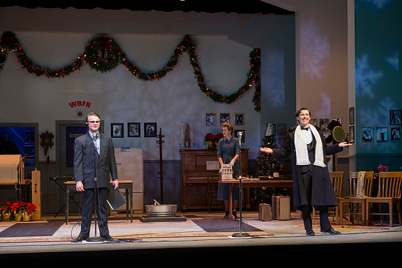It's a Wonderful Life: A Live Radio Play, comes to life on stage at the Snow Drama Theater at BYU-Idaho.  It was written by Joe Landry and directed by Roger Merrill.