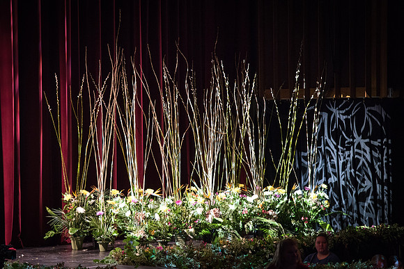 This event showcases the collaboration between the Floral, Apparel Design, Art, and Culinary Departments.