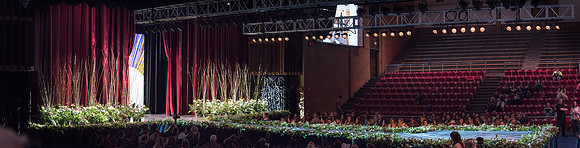 This event showcases the collaboration between the Floral, Apparel Design, Art, and Culinary Departments.