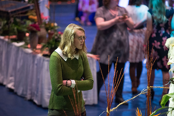 This event showcases the collaboration between the Floral, Apparel Design, Art, and Culinary Departments.