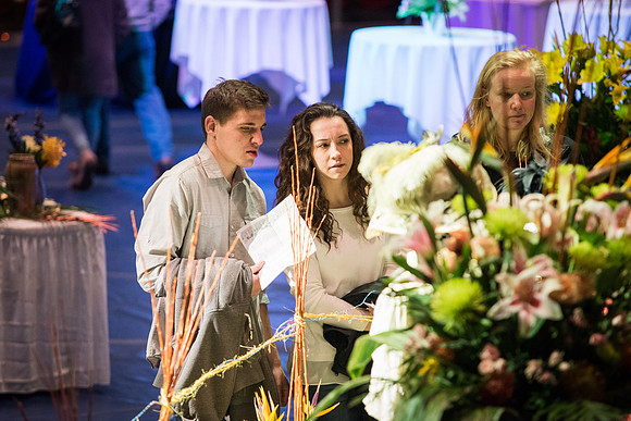 This event showcases the collaboration between the Floral, Apparel Design, Art, and Culinary Departments.