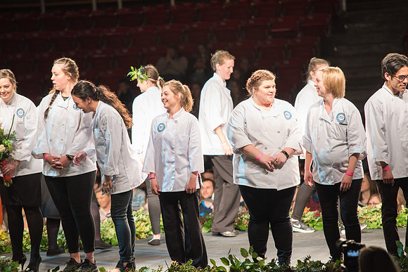 This event showcases the collaboration between the Floral, Apparel Design, Art, and Culinary Departments.