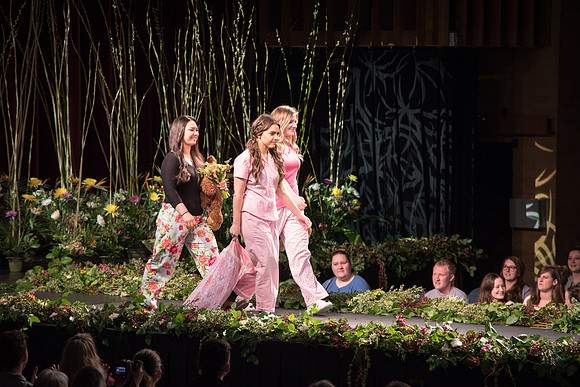 This event showcases the collaboration between the Floral, Apparel Design, Art, and Culinary Departments.