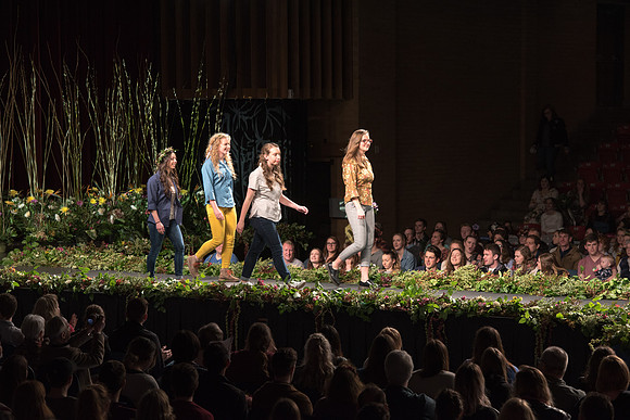 This event showcases the collaboration between the Floral, Apparel Design, Art, and Culinary Departments.