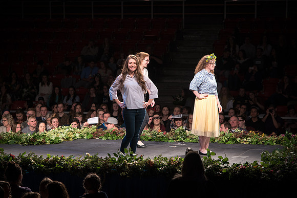 This event showcases the collaboration between the Floral, Apparel Design, Art, and Culinary Departments.