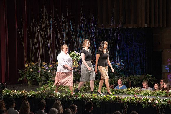 This event showcases the collaboration between the Floral, Apparel Design, Art, and Culinary Departments.