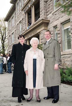 President Bednar and wife at the Spori celebration.