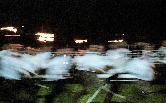 Torch lIght parade for the Spori Celebration. Oct 2000