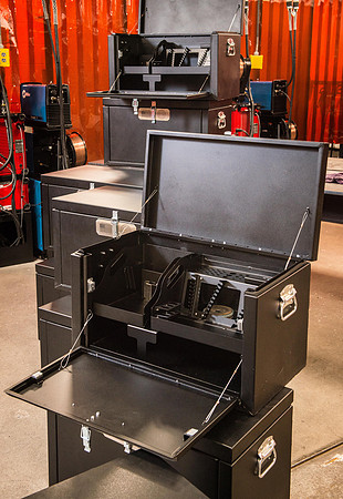 Welding students manufactured tool boxes during the semester. April 2018