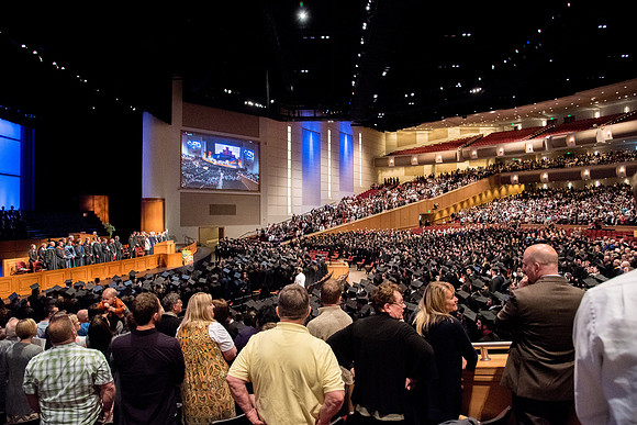 BYU-Idaho commencement services.