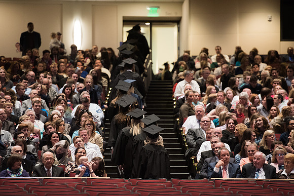 BYU-Idaho Winter Semester Graduation. Recessional. Apr 2018